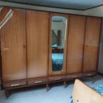 Vintage houten slaapkamer, Gebruikt, Ophalen, Tweepersoons