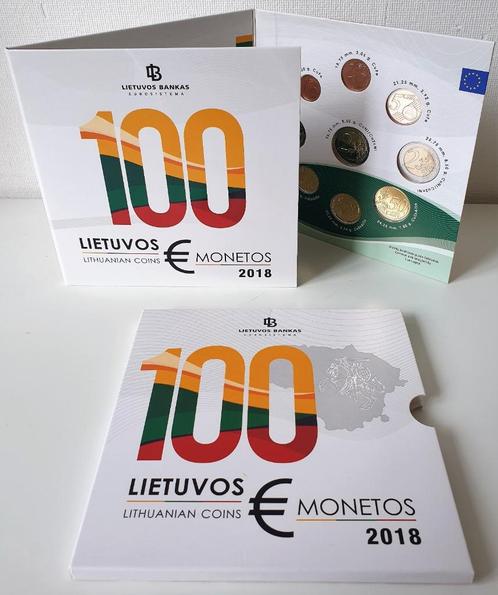 Lituanie BU set 2018 (rare !), Timbres & Monnaies, Monnaies | Europe | Monnaies euro, Série, Envoi