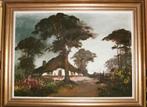 Prachtige schilderij van een (mooie landschap) 110 x 80 cm, Ophalen