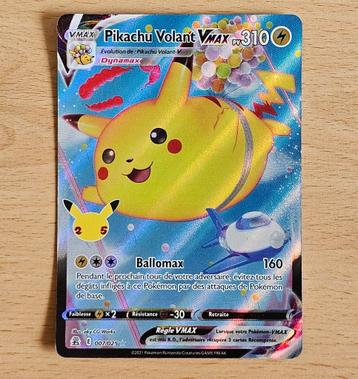 Carte Pokémon Pikachu Volant Vmax 007/025 HP 310 français disponible aux enchères