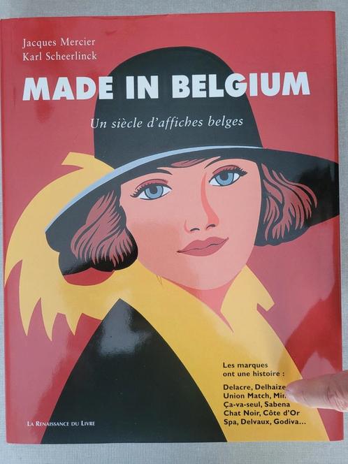 Un siecle d´affiches belge. Karl scheerlinck Jacques Mercier, Livres, Catalogues & Dépliants, Comme neuf, Enlèvement