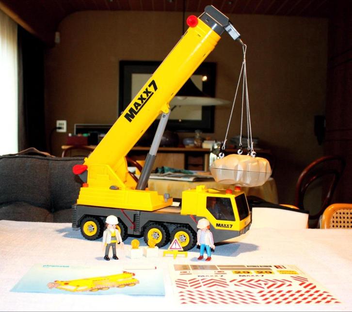 Playmobil 4036 Grote mobiele kraan (2009), Kinderen en Baby's, Speelgoed | Playmobil, Zo goed als nieuw, Complete set, Ophalen of Verzenden