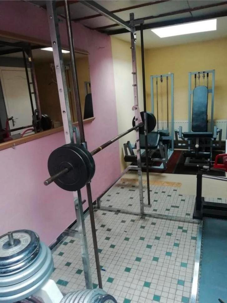 Smith-machine - geleide balk, Sport en Fitness, Fitnessapparatuur, Ophalen