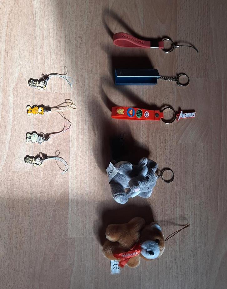 Verschillende sleutelhangers, Kinderen en Baby's, Speelgoed | Overig, Jongen of Meisje, Ophalen of Verzenden