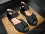 Sandalen leer Dames maat 38 Robert Clergerie, Robert Clergerie, Zwart, Zo goed als nieuw, Sandalen of Muiltjes