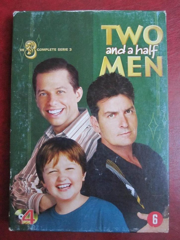 Two and a Half Men De complete serie 3 (2005) 4 disc, Cd's en Dvd's, Dvd's | Tv en Series, Zo goed als nieuw, Komedie, Boxset