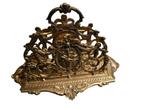 Porte lettre ancien en bronze doré, Antiquités & Art, Enlèvement ou Envoi