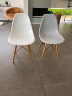 Leuke stoelen (8stuks) Eames replica, Huis en Inrichting, Stoelen, Vijf, Zes of meer stoelen, Gebruikt, Hout, Wit