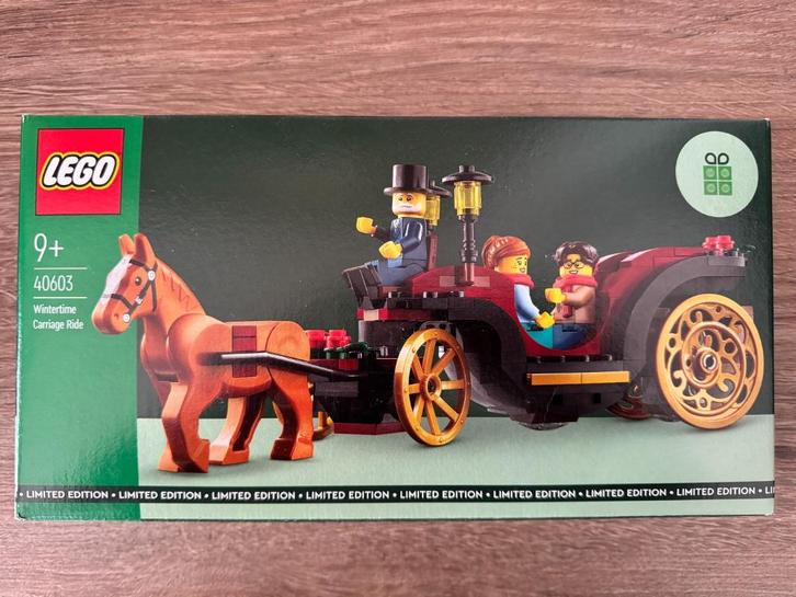Lego: Winterse koetstocht (40603), Kinderen en Baby's, Speelgoed | Duplo en Lego, Nieuw, Lego, Complete set, Ophalen of Verzenden