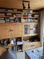 houten boekenkast, Huis en Inrichting, Kasten | Boekenkasten, Ophalen, Klassiek-modern, Met deur(en), 200 cm of meer