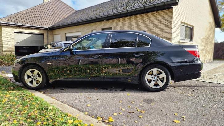 Bmw 520 D e 60 euro 5, Auto's, BMW, Particulier, Lederen bekleding, Euro 5, Handgeschakeld, Zwart, Zwart, Ophalen