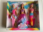 Barbie Dreamtopia Rainbow Cove Trio, Enfants & Bébés, Jouets | Poupées, Comme neuf, Enlèvement ou Envoi, Barbie