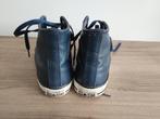 lederen Converse All Stars hoog, Kleding | Dames, Schoenen, Ophalen, Blauw, Zo goed als nieuw, Converse All Stars