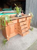 Buffet/armoire en bois de pin massif, Maison & Meubles, Avec tiroir(s), 150 à 200 cm, Landelijk, Enlèvement