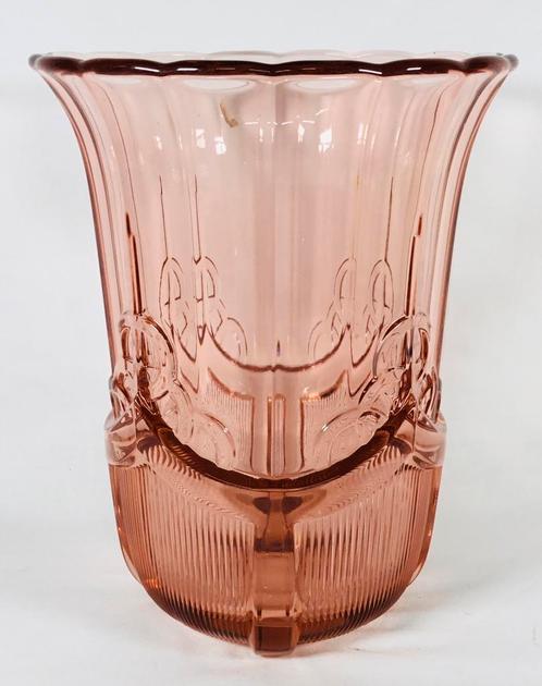 Val Saint Lambert Luxval Olympique Art Deco vaas 1930’s, Antiek en Kunst, Antiek | Vazen, Ophalen of Verzenden