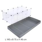 Cavia hok + kubus ren + toebehoren, Dieren en Toebehoren, Ophalen, Zo goed als nieuw, Hok, Cavia