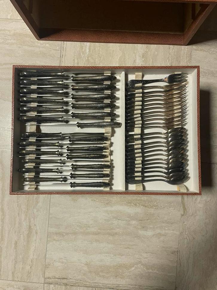 Bestekset Solingen Silber 100 - 100 stuks, Antiek en Kunst, Antiek | Bestek, Ophalen