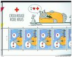 2008 LE CHAT PHILIPPE GELUCK DON DU SANG CROIX ROUGE, Timbres & Monnaies, Timbres | Europe | Belgique, Enlèvement ou Envoi