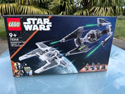 Lego 75348 Mandalorian Fang Fighter vs TIE Interceptor, Hobby en Vrije tijd, Modelbouw | Overige, Nieuw, Ophalen