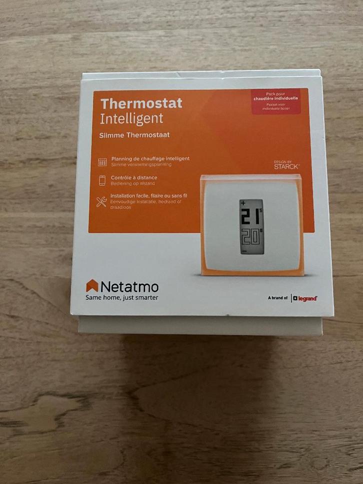 Thermostat Netatmo, Bricolage & Construction, Thermostats, Neuf, Thermostat intelligent, Enlèvement ou Envoi