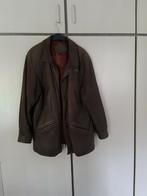 lederen herenjas, Ophalen, Maat 52/54 (L), Bruin, Zo goed als nieuw