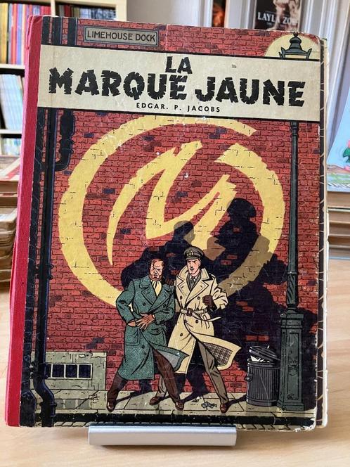 La Marque Jaune - Jacobs, Edgar Pierre - Lombard - 1956, Boeken, Stripverhalen, Gelezen, Eén stripboek, Ophalen