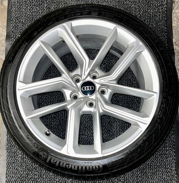 Jantes origine Audi + Pneus 245/40/18, Autos : Pièces & Accessoires, Pneus & Jantes, Pneus et Jantes, Pneus été, 18 pouces, 245 mm