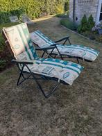 2 ligzetels, Tuin en Terras, Ophalen, Gebruikt