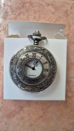 Zakhorloge Quarts op batterijen - nieuwe, Handtassen en Accessoires, Horloges | Heren, Staal, Zakhorloge, Staal, Nieuw