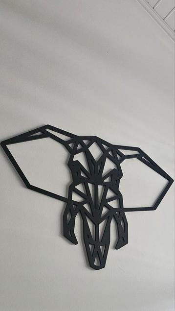 Éléphant mural 92 x 66 cm, Enlèvement, Comme neuf