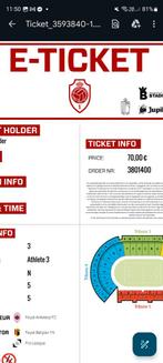 Bekerfinale: union vs antwerp, Tickets & Billets, Sport | Football, Mai, Une personne, Cartes en vrac