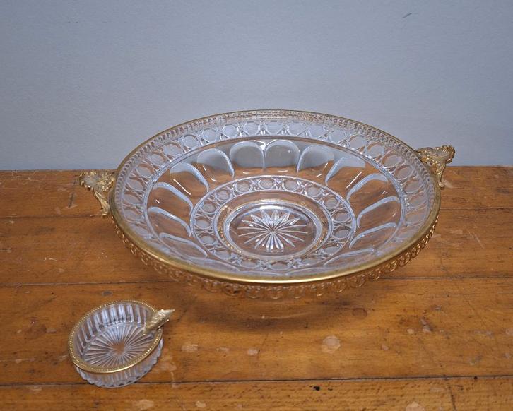 Milieu de table, sierschaal, Antiek en Kunst, Antiek | Glaswerk en Kristal, Ophalen