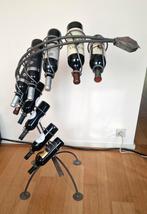 Vintage design wijnrek, 75 cm ou plus, Enlèvement, Métal, 5 à 15 bouteilles