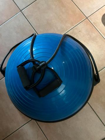 Station d’équilibre fitness réversible avec élastiques bleu beschikbaar voor biedingen