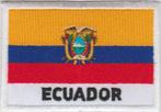 Ecuador vlag stoffen opstrijk patch embleem, Nieuw, Verzenden