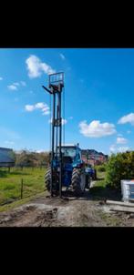 Hefmast voor tractor met side shift, Enlèvement
