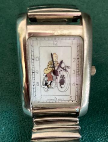 TINTIN VINTAGE COLLECTOR HERGÉ WATCH Nieuwe batterij beschikbaar voor biedingen