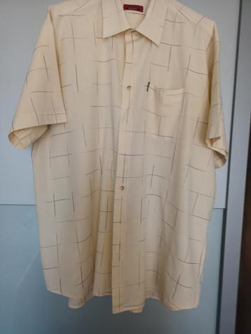 Heel mooi herenhemd  "JUPITER" maat 2 XL, Kleding | Heren, Grote Maten, Ophalen of Verzenden, Zo goed als nieuw, Geel
