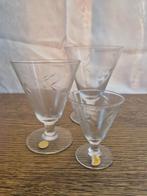 Set van 36 vintage glazen – 3 formaten, Verzamelen, Glas en Drinkglazen, Ophalen, Zo goed als nieuw, Overige typen