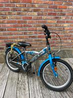 Blauw grijze jongens kinderfiets Bikefun, Bikefun, Gebruikt, 16 inch, Handrem