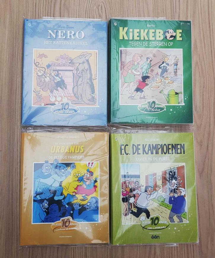 STRIPS " de beste 10 volgens..." 40 stuks, Boeken, Stripverhalen, Zo goed als nieuw, Meerdere stripboeken, Ophalen of Verzenden