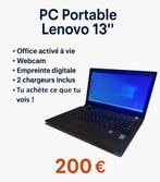 Lenovo 13" laptop - Webcam - Kantoor - €200, Computers en Software, Windows Laptops, Ophalen, 2 tot 3 Ghz, 8 GB, 13 inch