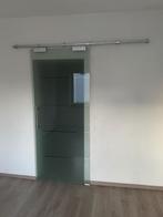 Glazen schuifdeur, Ophalen, Gebruikt, 80 tot 100 cm, Binnendeur