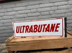 Ultrabutine emaille reclamebord 1952, Ophalen of Verzenden, Gebruikt, Reclamebord