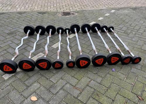 10 x Ziva Vaste Halterstangen 10-30kg, Sport en Fitness, Fitnessmaterialen, Gebruikt, Halterstangen, Armen, Benen, Borst, Buik