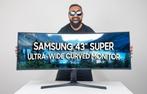 Samsung 49 pouces - LC49J890DKUXEN, Computers en Software, Monitoren, Ophalen, DisplayPort, Ingebouwde speakers, LED