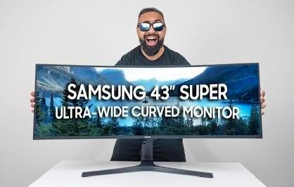 Samsung 49 pouces - LC49J890DKUXEN, Computers en Software, Monitoren, DisplayPort, Ingebouwde speakers, LED, Ophalen