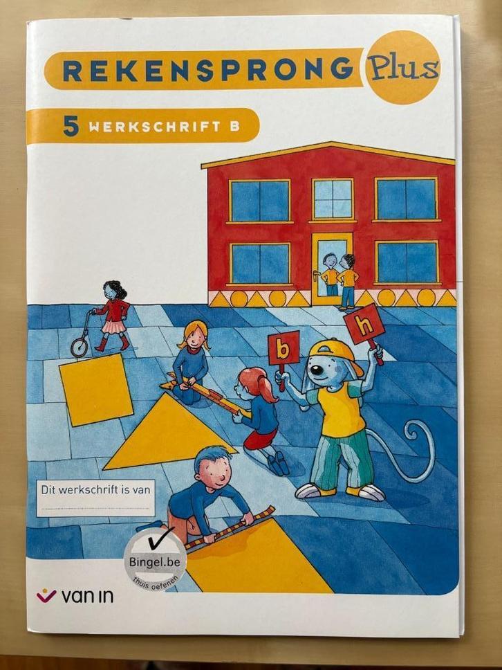 Nieuw rekenschrift Rekensprong plus 5B, verbetersleutel e.a., Livres, Livres scolaires, Neuf, Mathématiques A, Primaire, Enlèvement ou Envoi