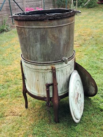 Antieke wasmachine, merk Falda, Enlèvement
