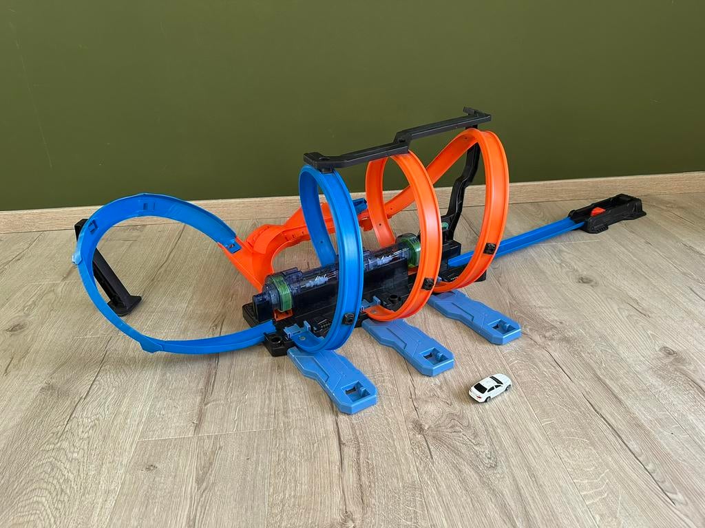 Hot Wheels Kurkentrekker Crash autobaan, Ophalen, Hot Wheels